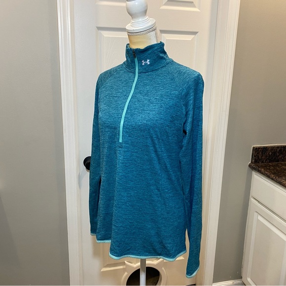 Under Armour Heathered 1/2 Zip Athletic Pullover - Picture 2 of 4